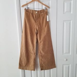 NWT sz 10 Jesse Kamm Sailor Pants in Palomino Cord